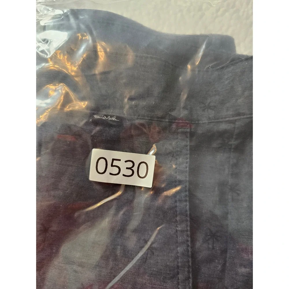 TravisMathew Mens 38 Golf Shorts Charcoal Gray Palm Tree Print